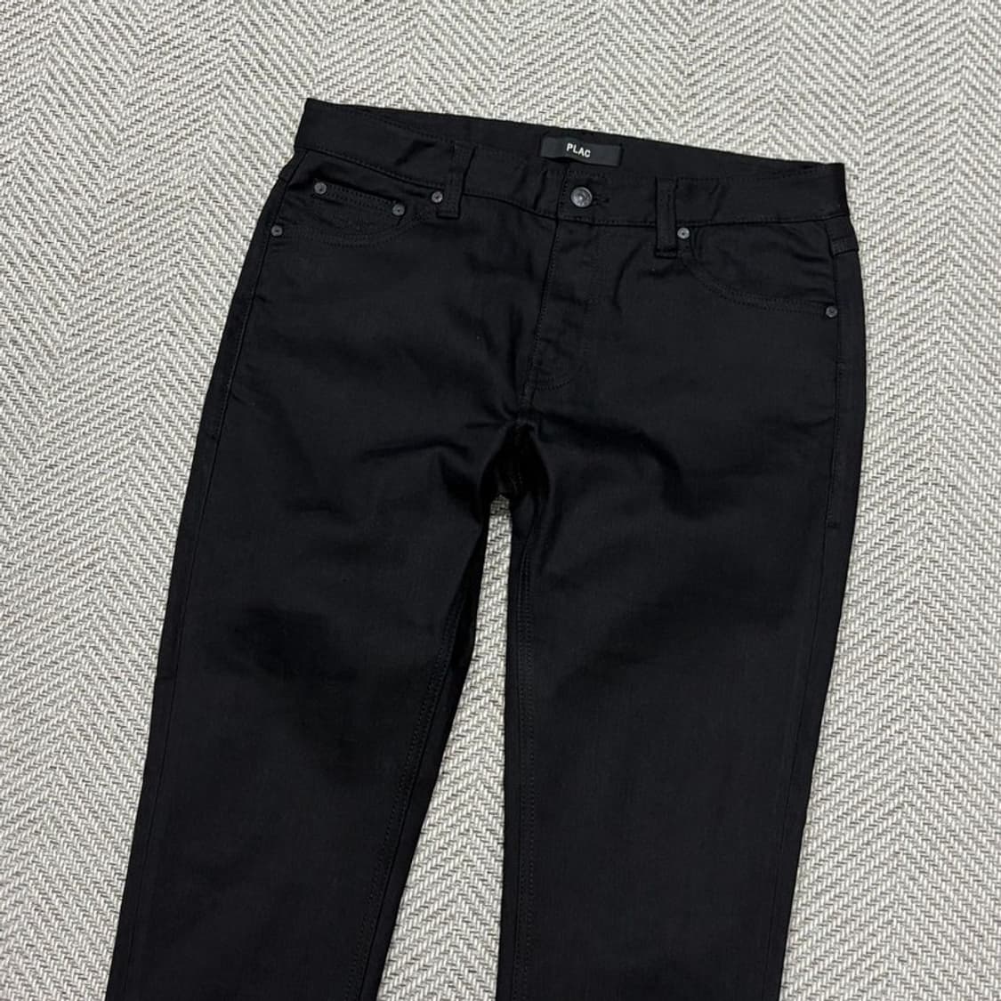 플랙 블랙 데님 팬츠 v3902 상품이미지3