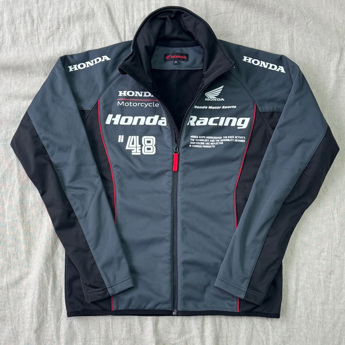 혼다 레이싱 기모 집업 자켓 S 상품이미지1