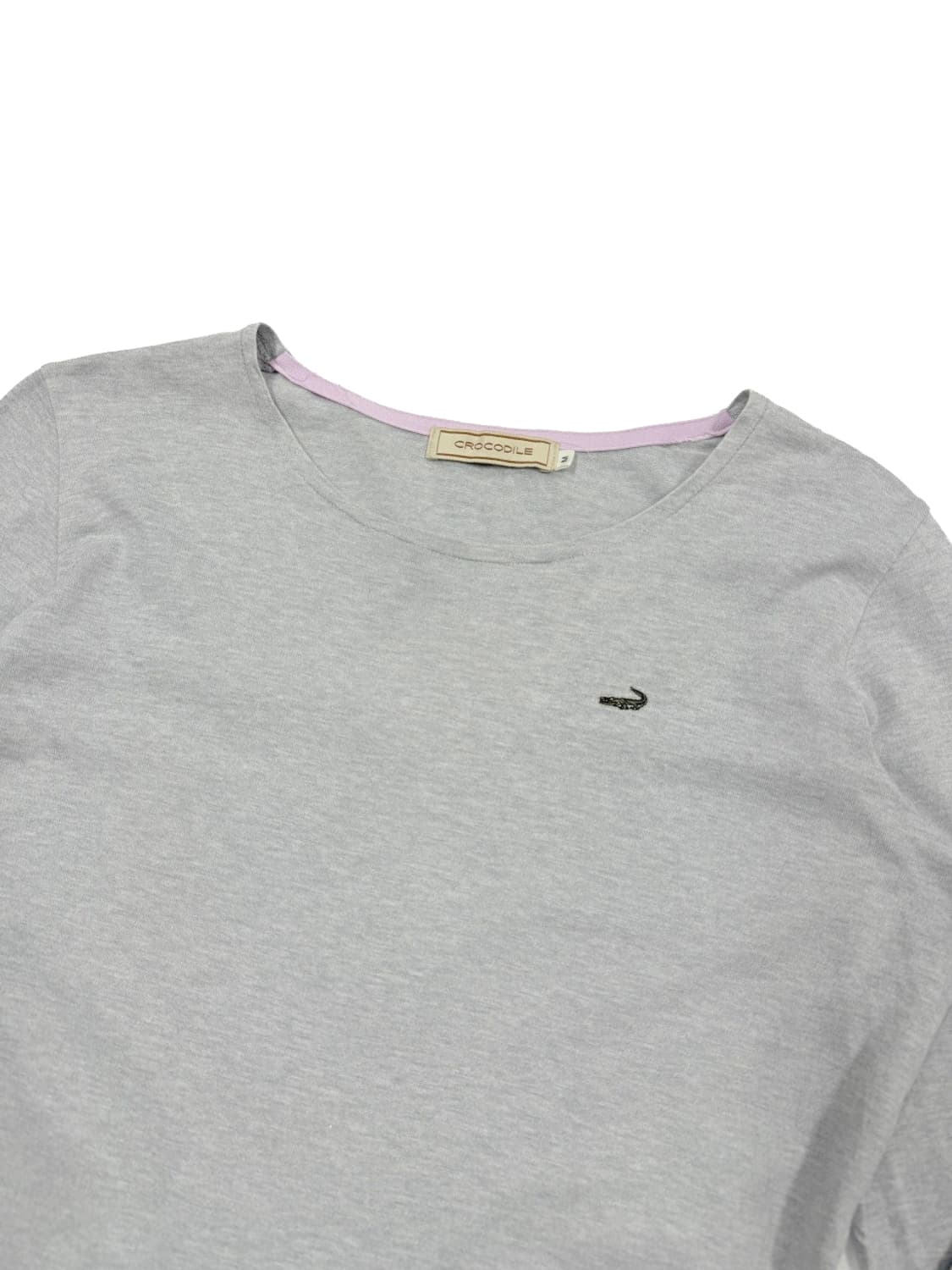 빈티지 크로커다일 그레이 긴팔티 상품이미지3
