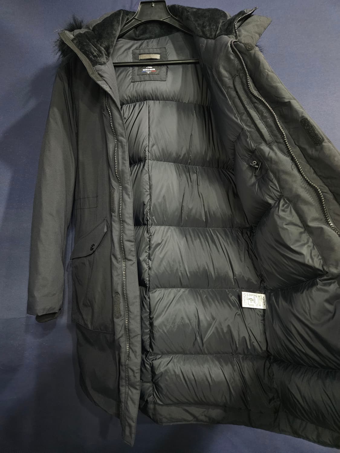 아이더 블랙컬러 남성 105 구스다운 롱패딩  상품이미지8