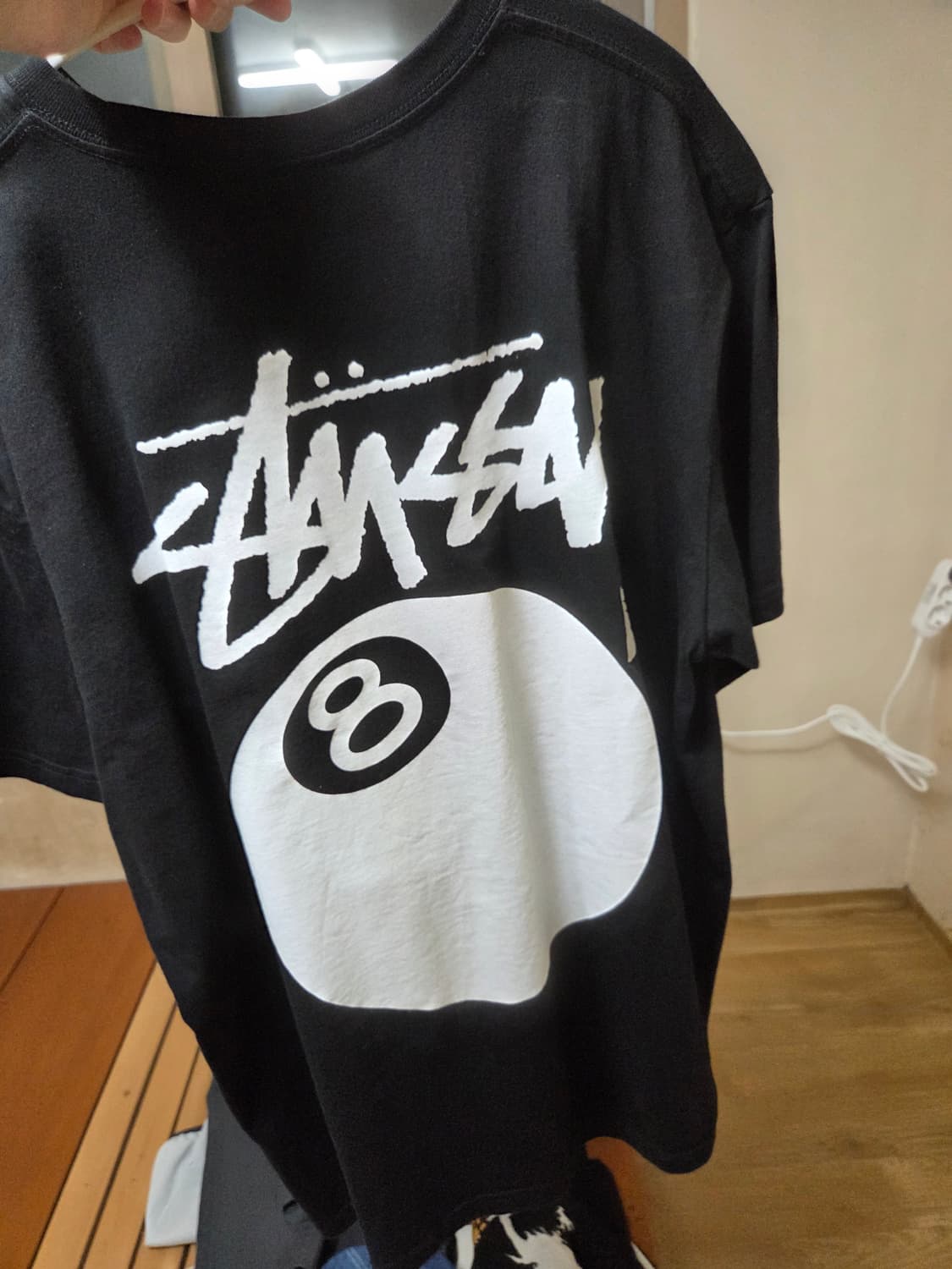 스투시 피그먼트 8볼 반팔 검은색 상품이미지2