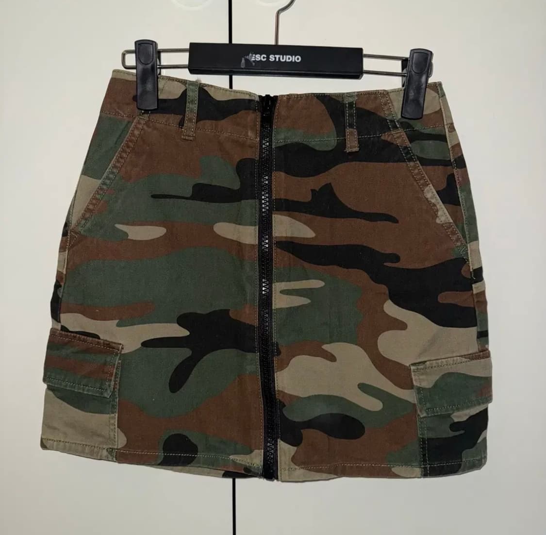 빈티지 카고 미니 스커트 카모플라쥬 상품이미지1