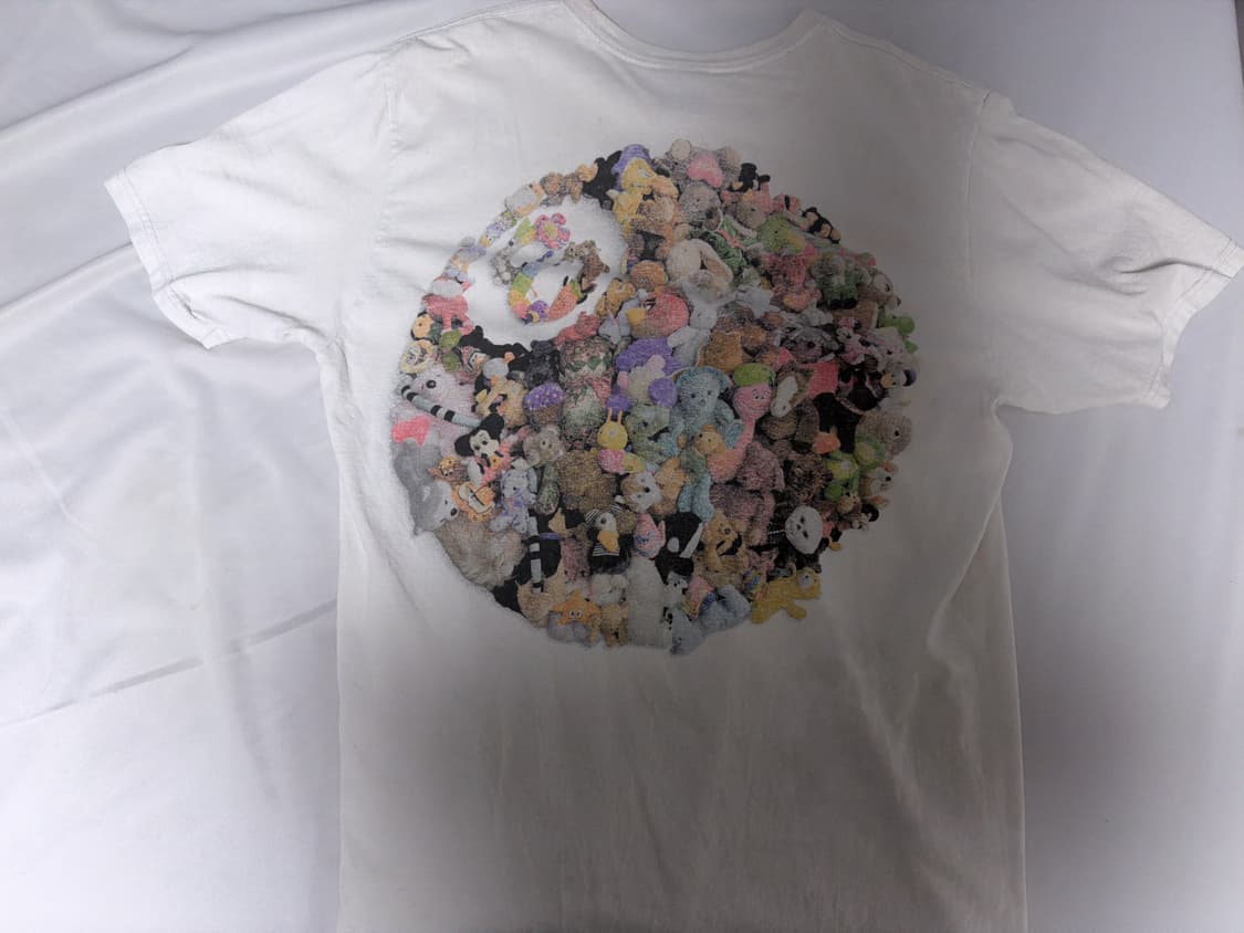 스투시 플러시 티셔츠 화이트 상품이미지2