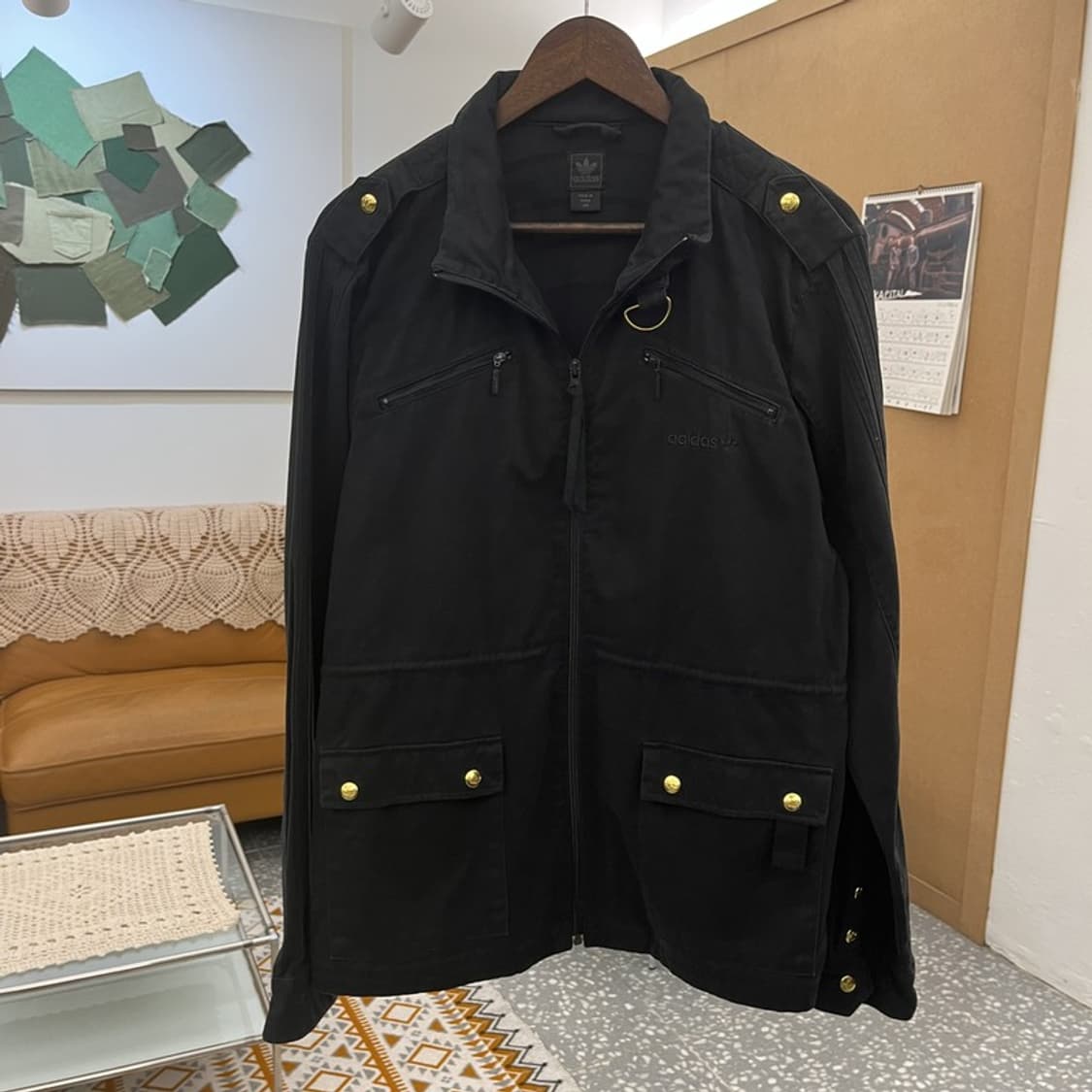 아디다스 흑탭 밀리터리 사파리 헌팅 워크 야상 자켓 100 C10508 상품이미지3