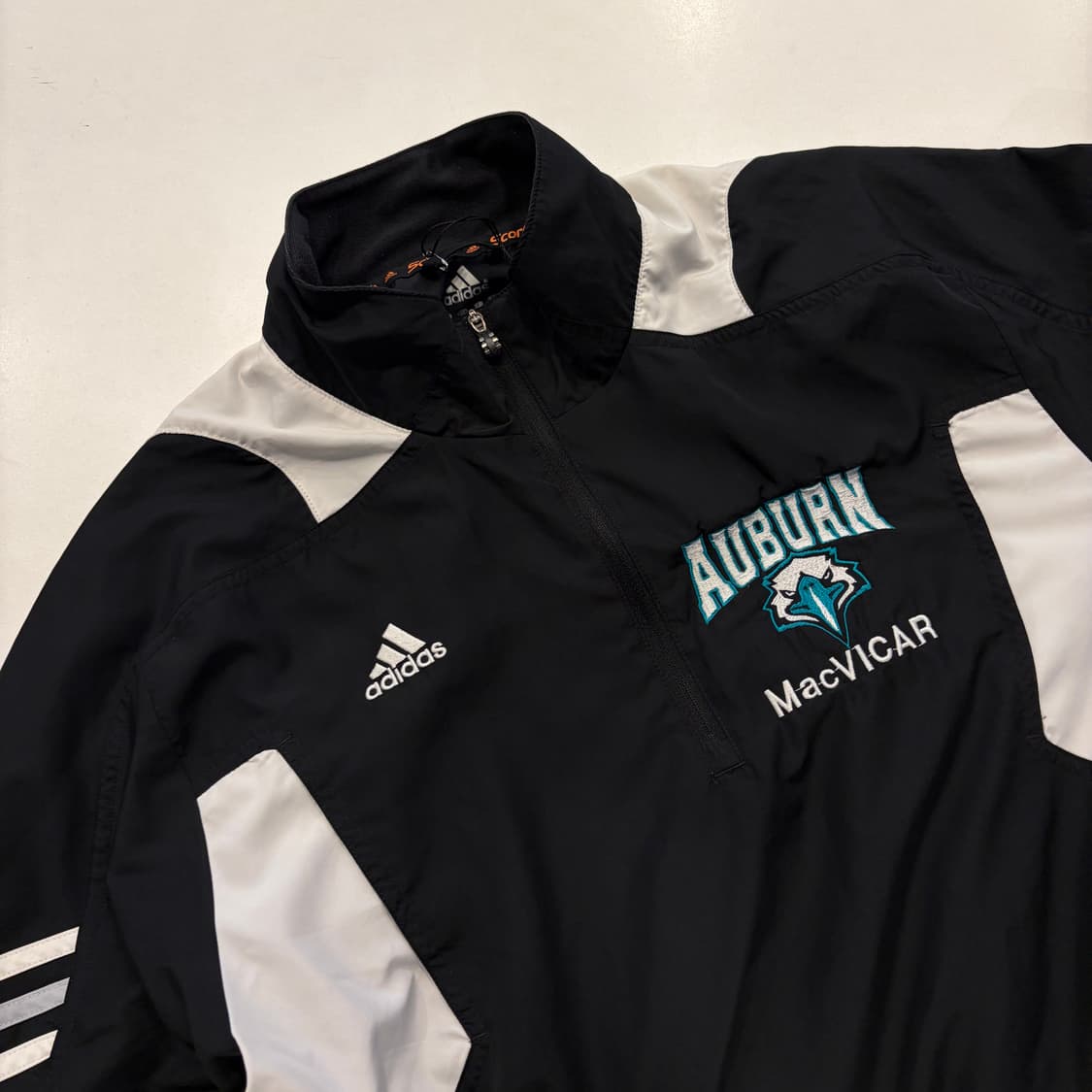 [M] 11s 아디다스 AUBURN 아노락 블랙 바람막이 자켓 D866 상품이미지3