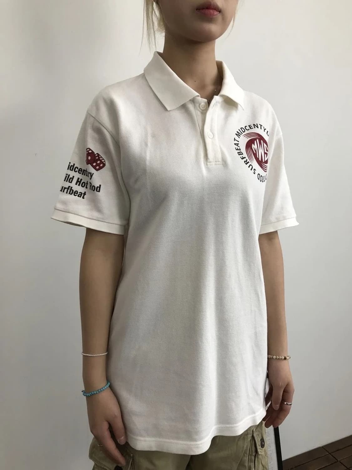 MWS Hot Rod Surfbeat Graphic Polo Shirt 상품이미지2