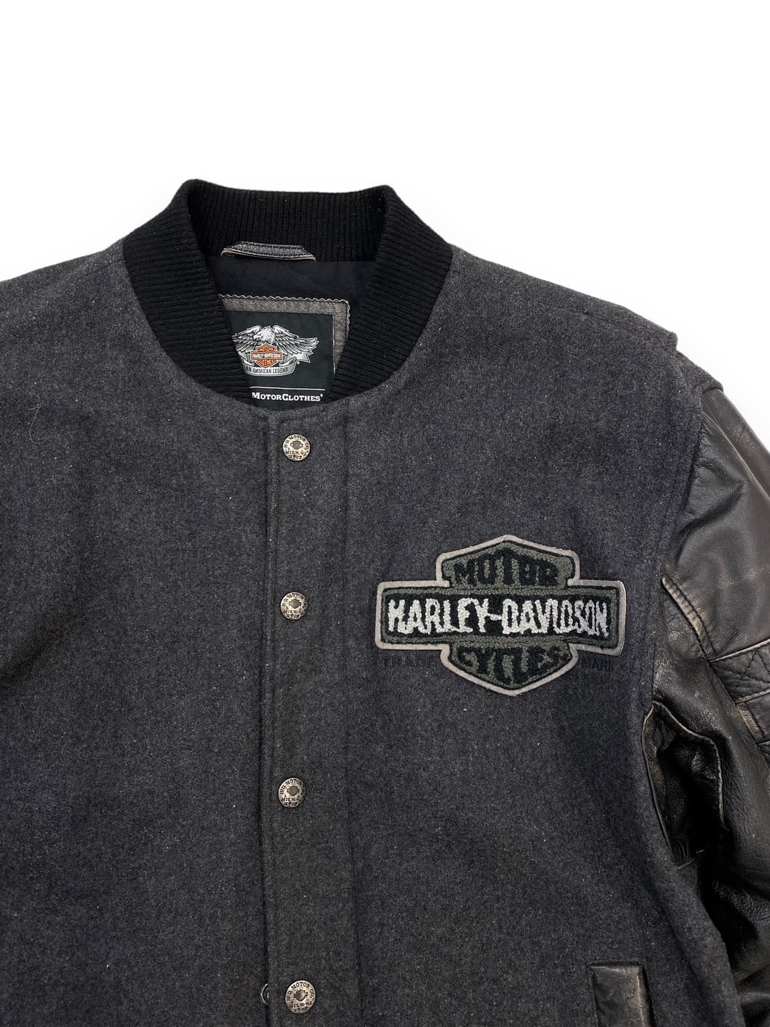 (103) 할리데이비슨 울 레더 바시티 자켓 상품이미지2