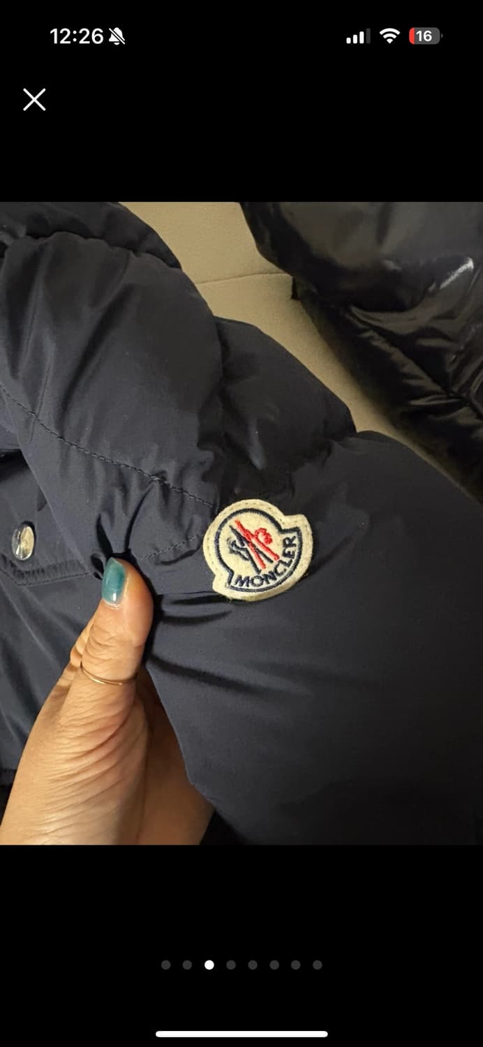 몽클레어 네이비 패딩 상품이미지3