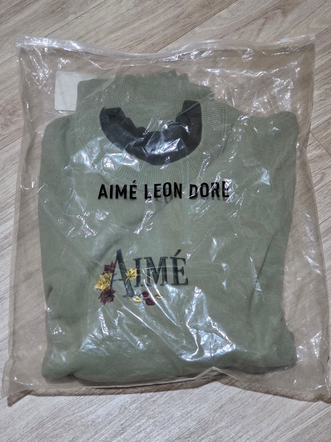 에임레온도르 올리브그린 스웻셔츠 사이즈XL 상품이미지5