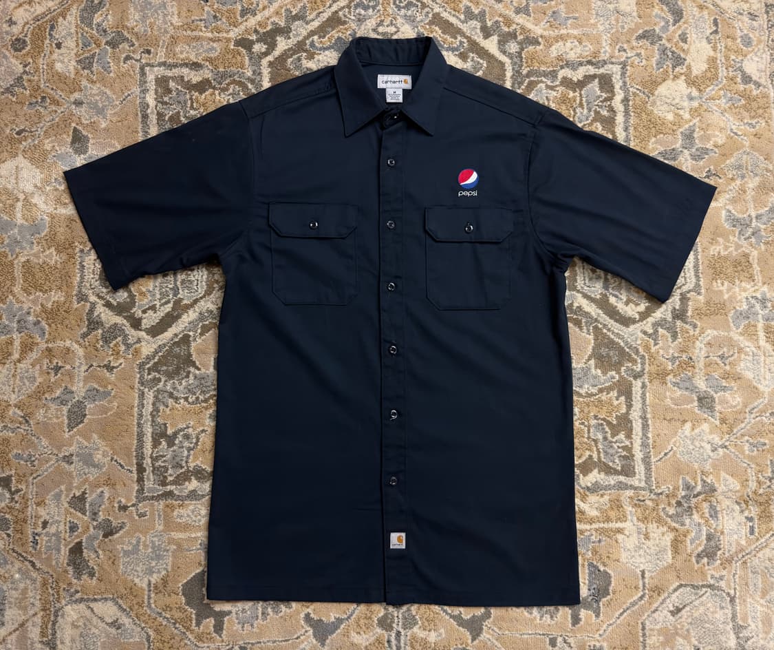 [칼하트] 펩시 자수 로고 S223 아카이브 워크셔츠 M 상품이미지2