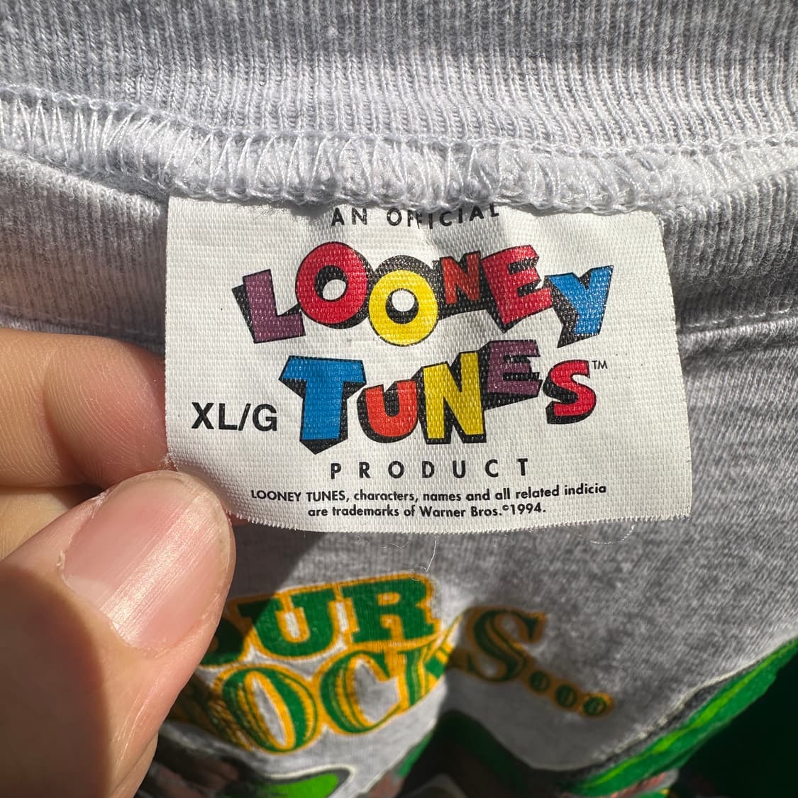 94 looney tunes shamrocks taz t shirt 상품이미지4