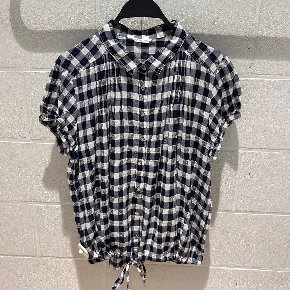 Vintage y2k check Shirts 상품이미지1