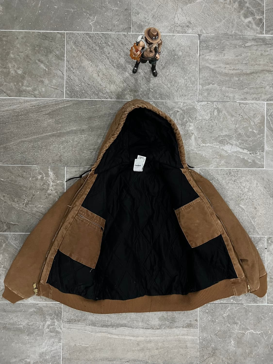 (S)칼하트 후드 덕 액티브 자켓 J160 BRN 칼하트브라운 상품이미지3