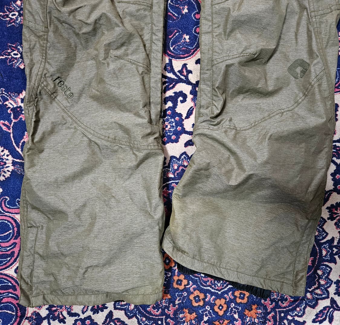 ACORN 카키 나일론 와이드 보딩 팬츠
 상품이미지3