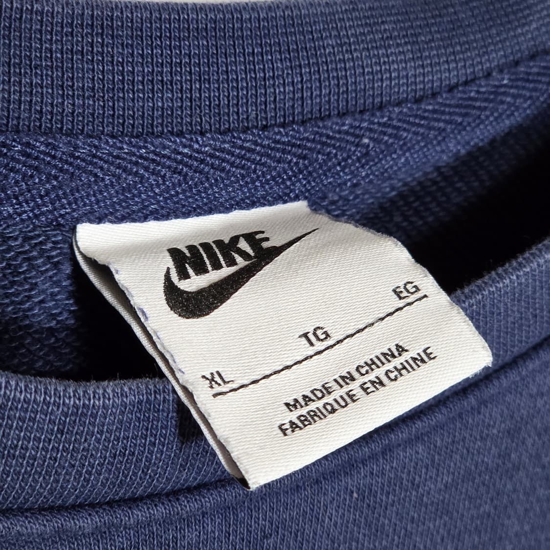 나이키 네이비 패치 빅 프린팅 맨투맨 상품이미지7