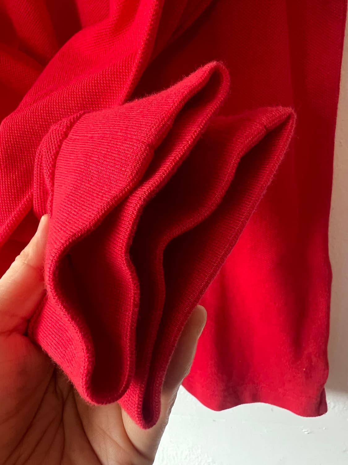 파리게이츠 남성 레드 PK카라 긴팔티셔츠
 상품이미지4