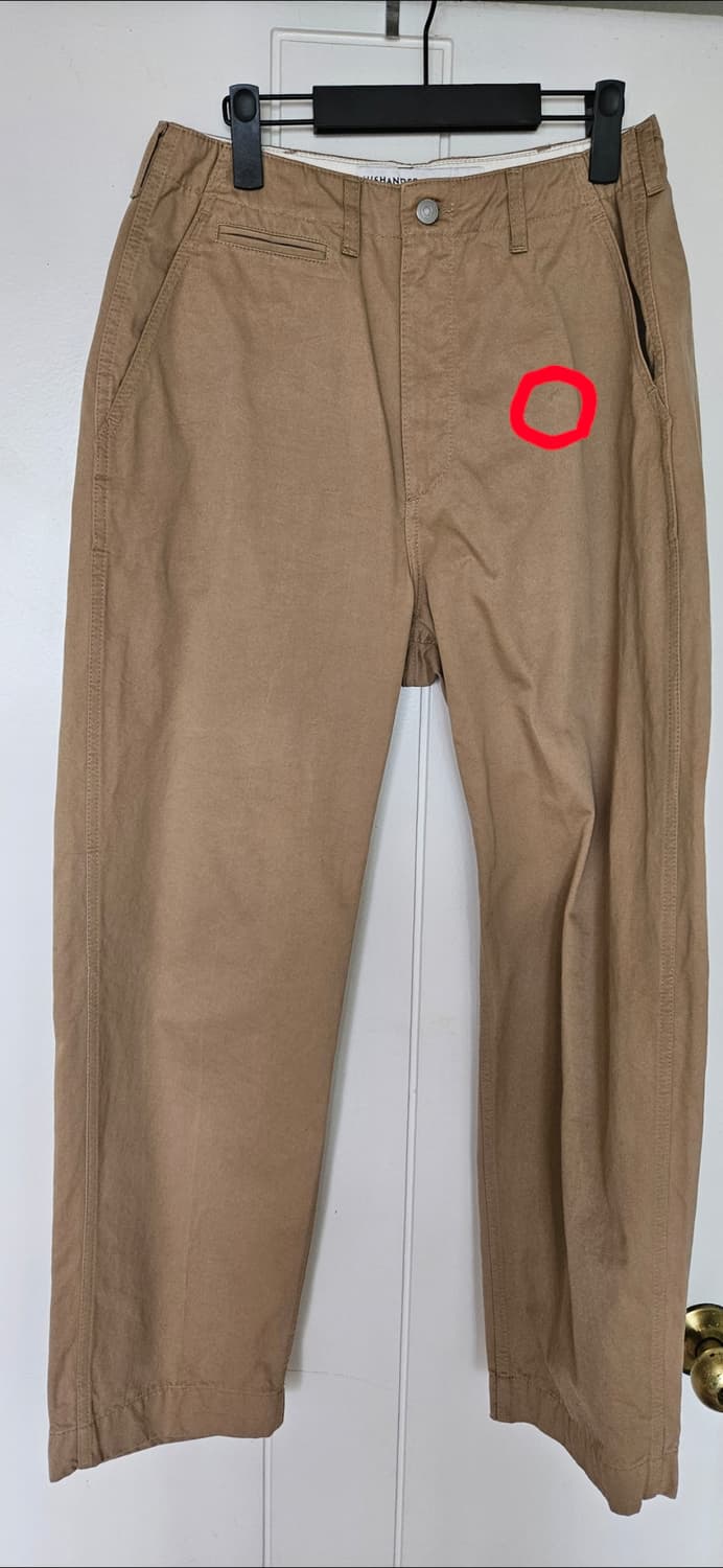 히즈핸더 오피서 와이드 치노팬츠 상품이미지3
