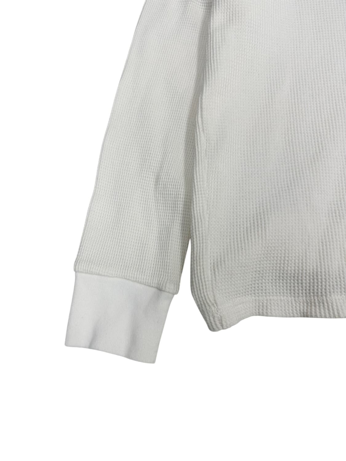폴로 와플 롱슬리브 니트 화이트 (XL) 상품이미지5
