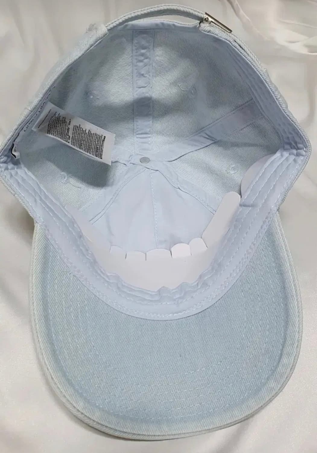 연청 라이트데님 CK 캘빈클라인 레터링 데님 볼캡 모자 상품이미지6