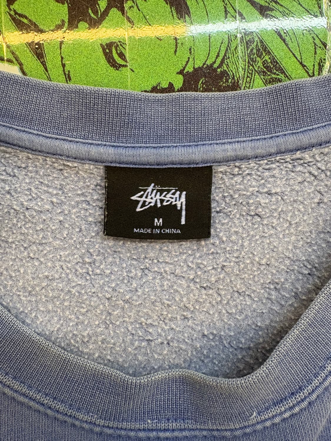 스투시 베이식 스톡 카누 피그먼트 다잉 맨투맨 상품이미지6