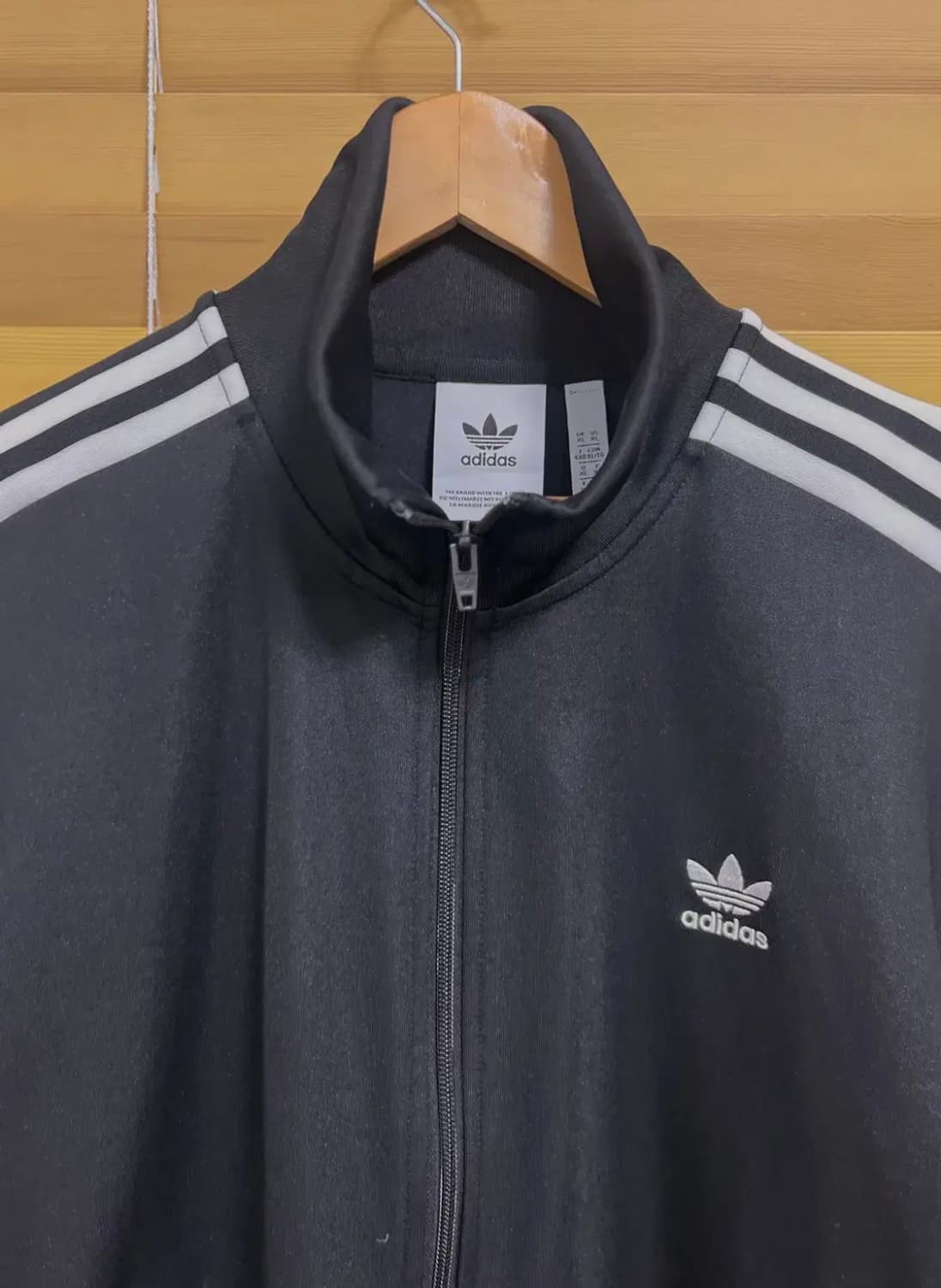 아디다스 남성 블랙저지 바람막이집업점퍼 XL 상품이미지1