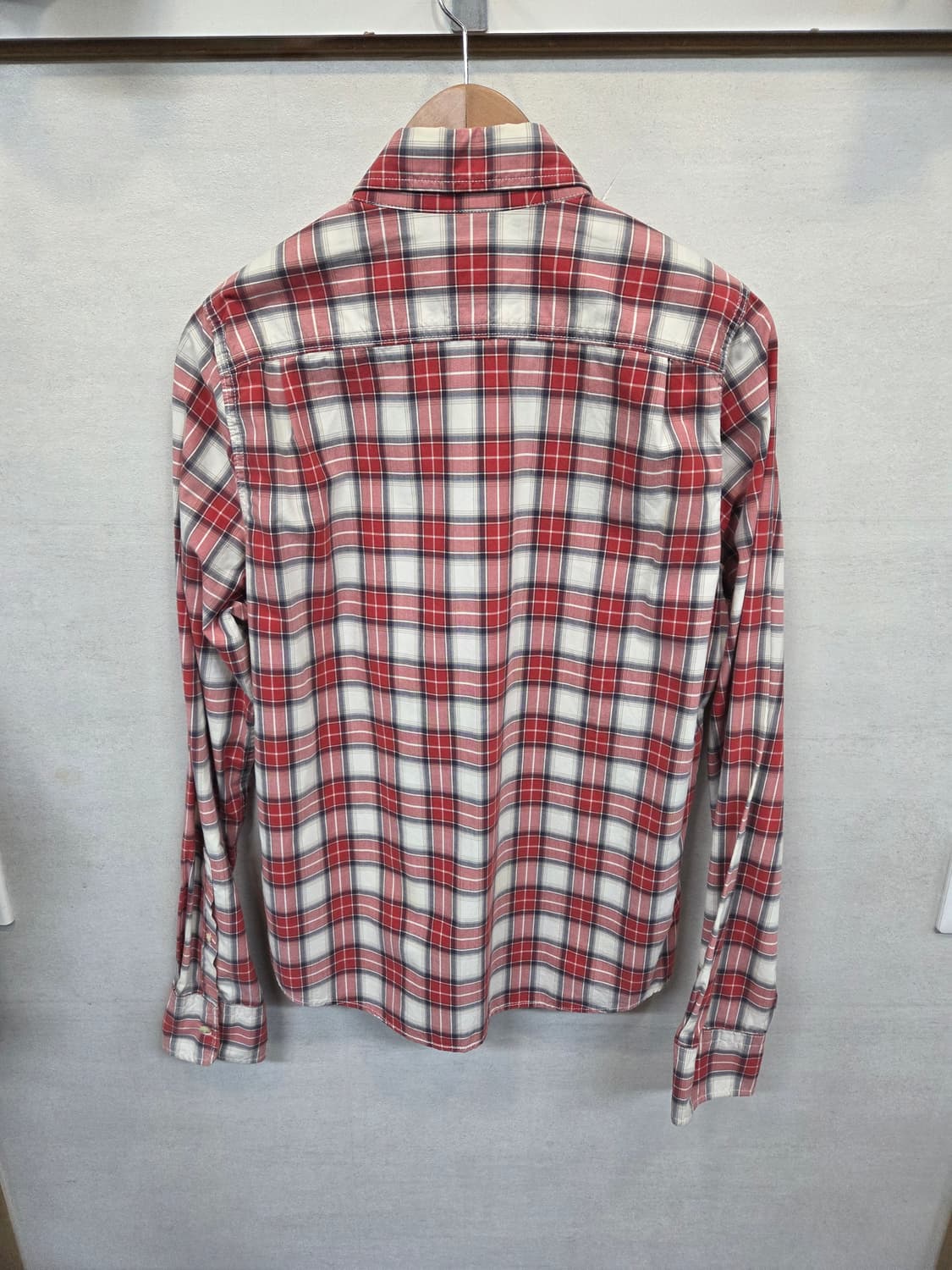 아베크롬비 빈티지 머슬 체크 셔츠긴팔 M 상품이미지2