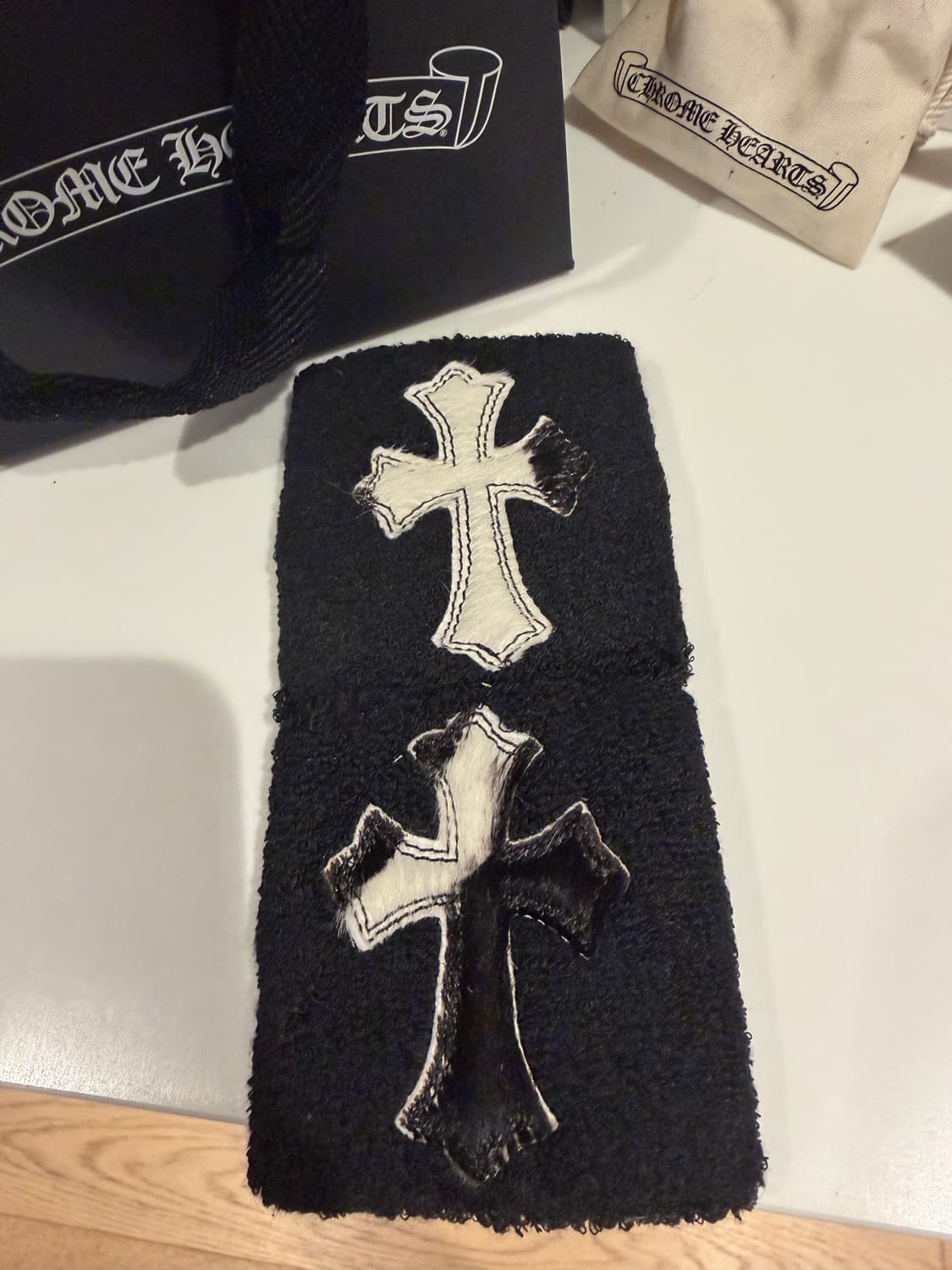 크롬하츠 스웻밴드 zebra패치 새상품 상품이미지1