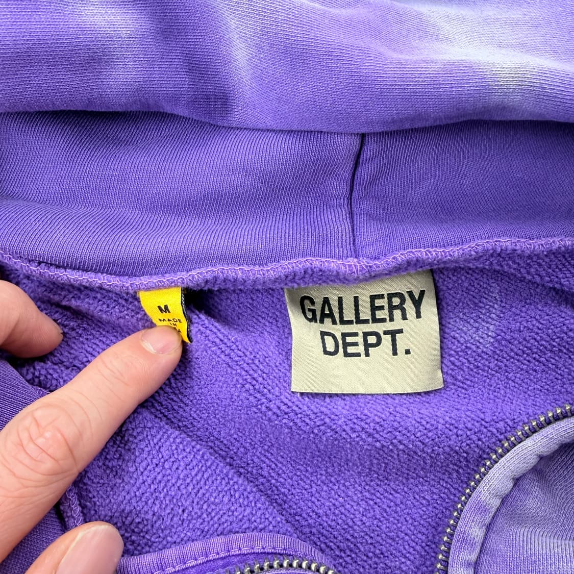 갤러리 디파트먼트 선페이디드 후드집업 상품이미지3