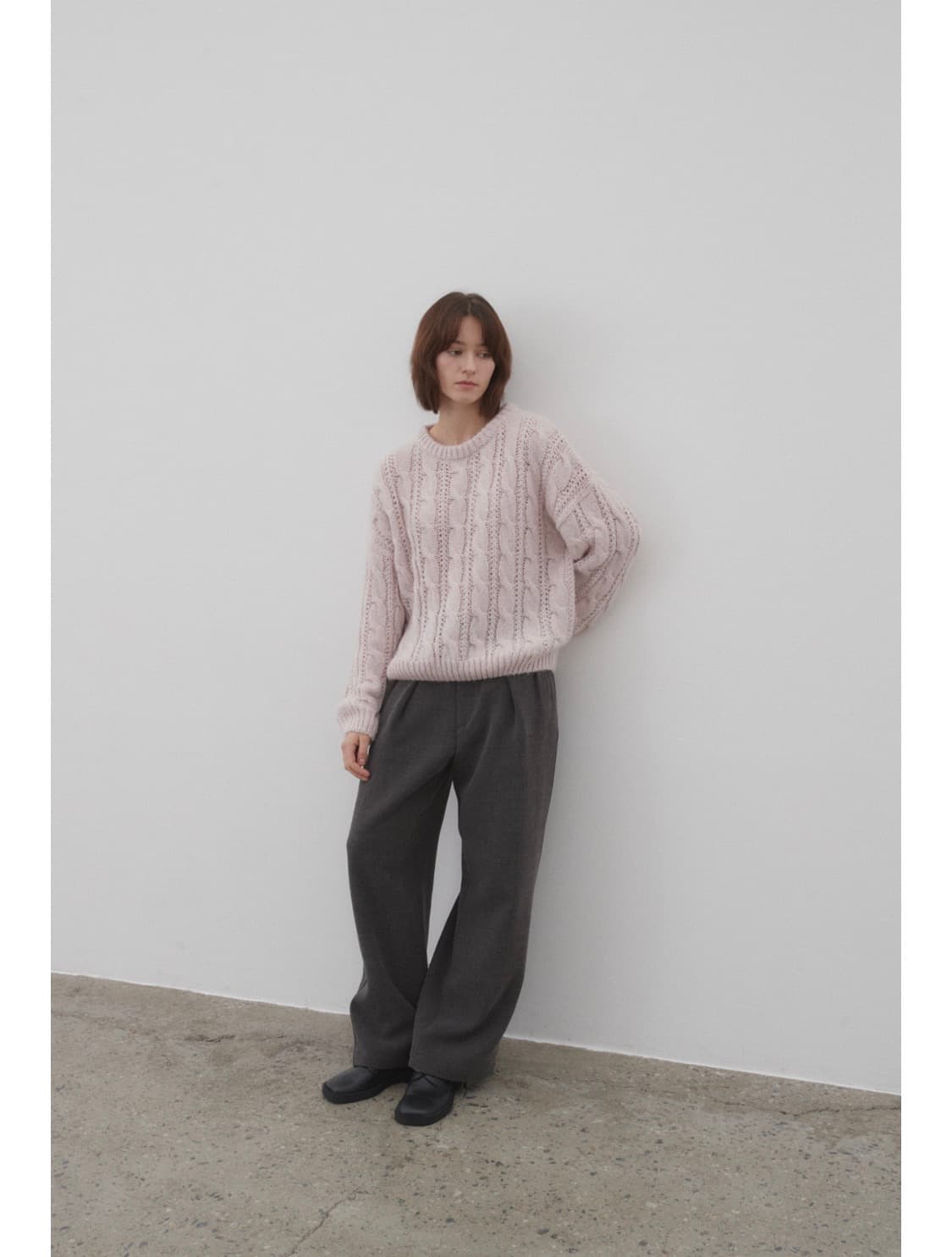 와이 이 wool slacks _Charcoal 상품이미지1
