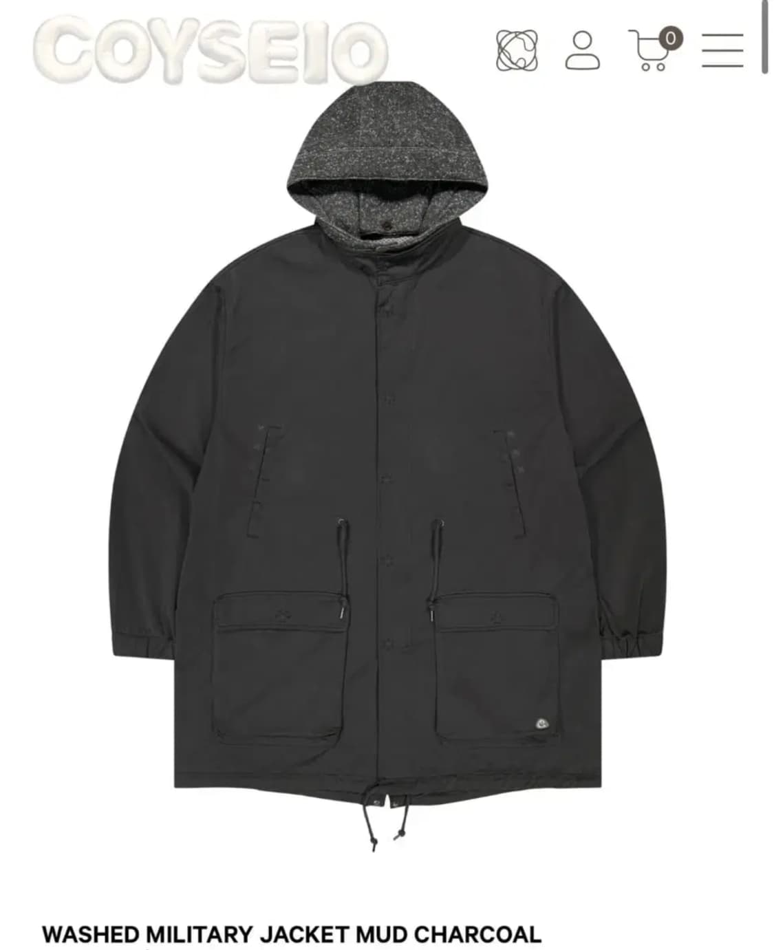 코이세이오 밀리터리 자켓 야상 상품이미지1