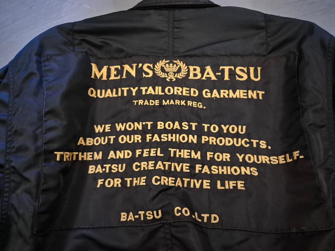 90s MEN'S BAT-SU 리버시블 플라이트 자켓 상품이미지5