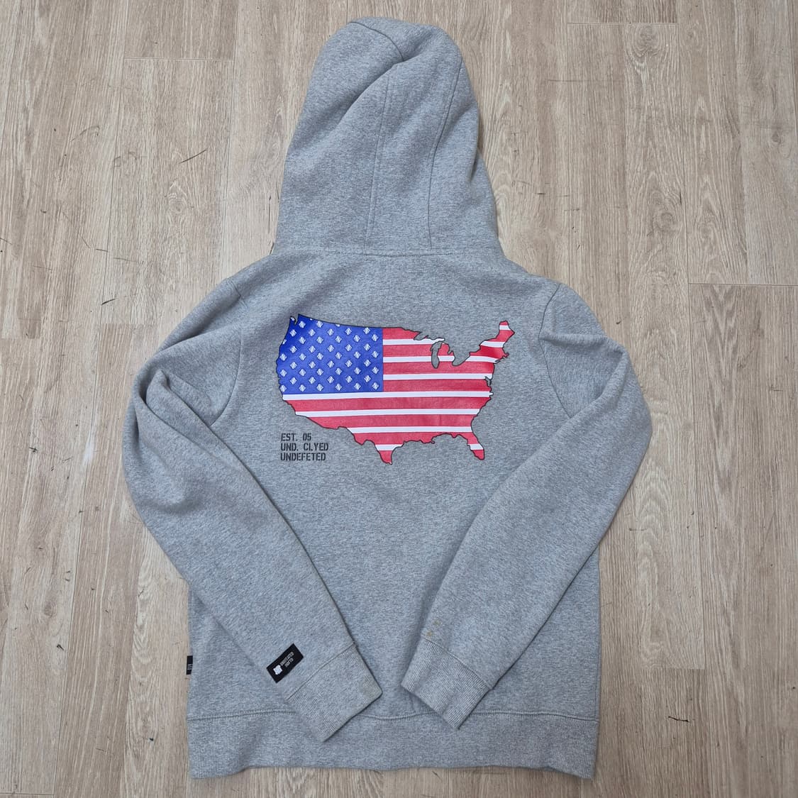 언디피티드 미국 로고 후드티 M(95) 상품이미지6