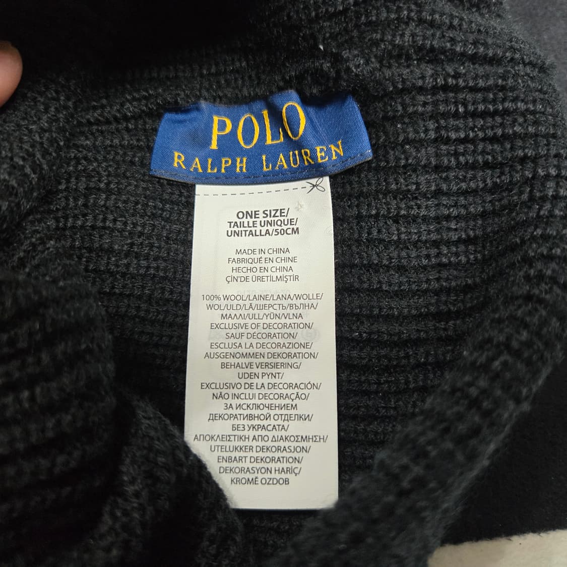 OS 폴로랄프로렌 비니 블랙 상품이미지3