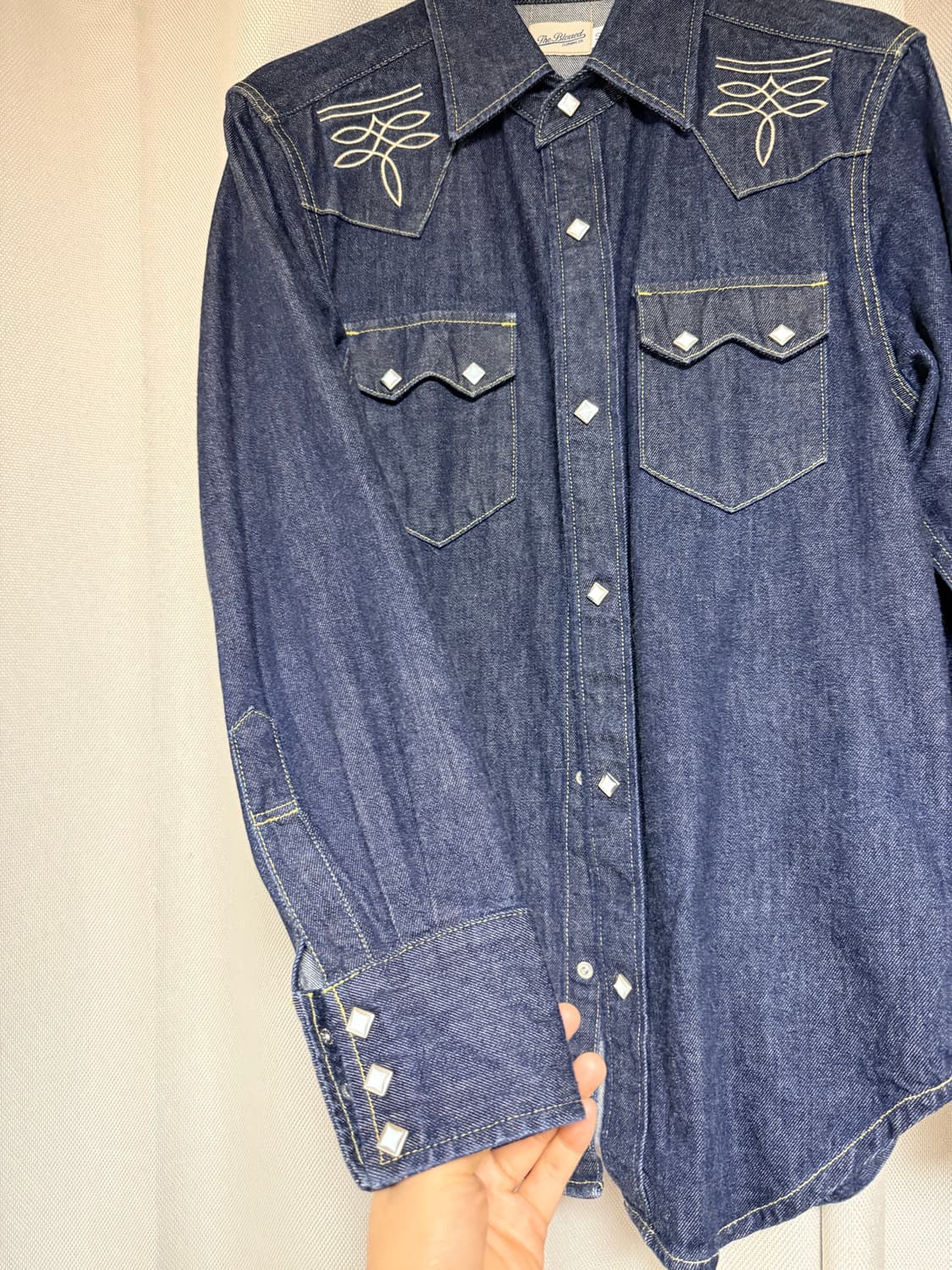 일본 BlurredClothing 웨스턴 데님 셔츠 40 상품이미지2