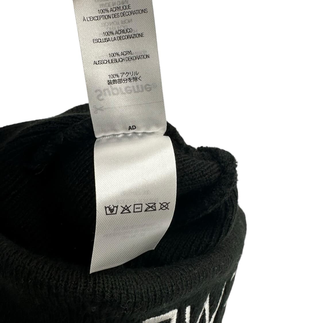 슈프림 클래식 자수 로고 비니 블랙 상품이미지4