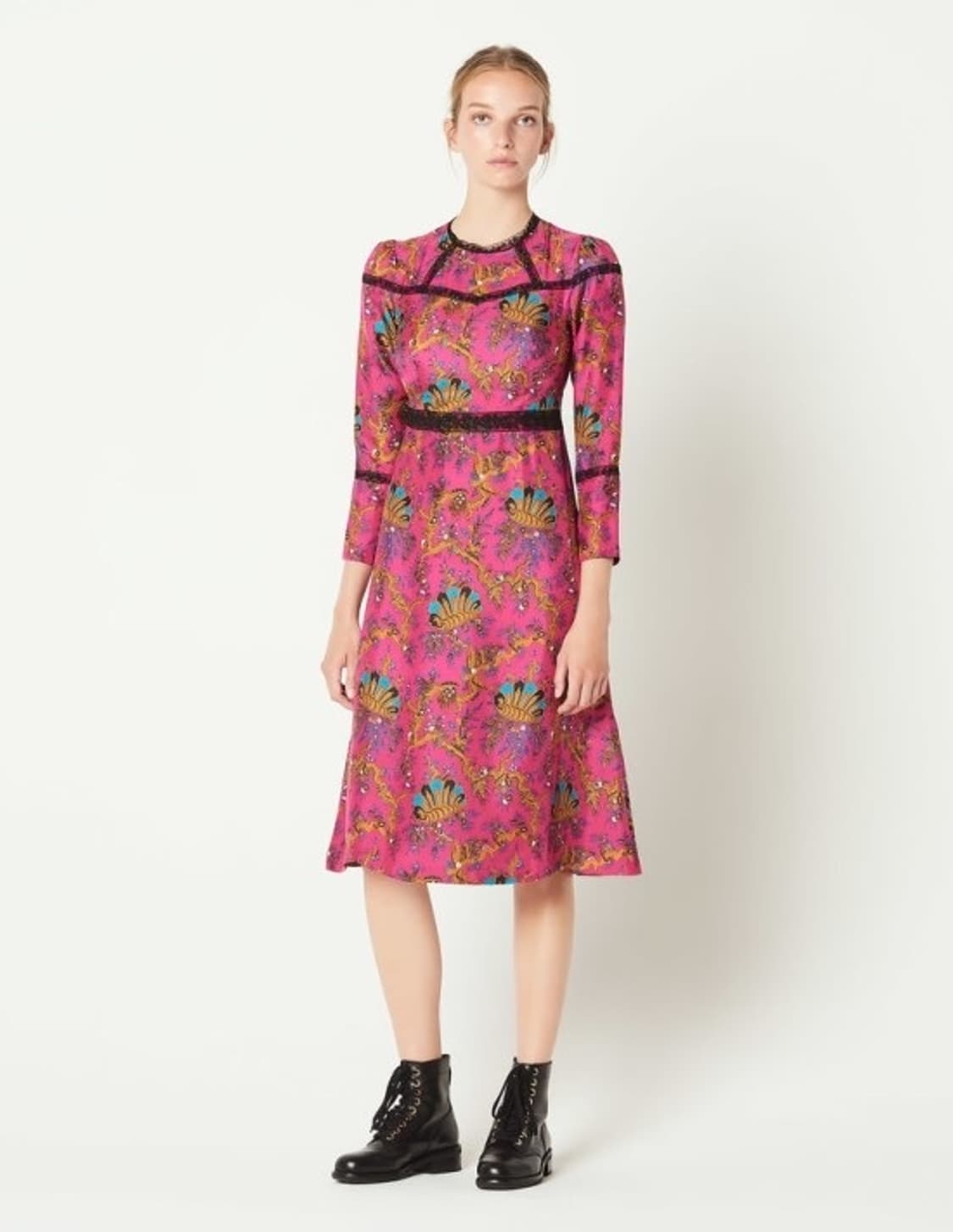 산드로(SANDRO) 실크 원피스 상품이미지1