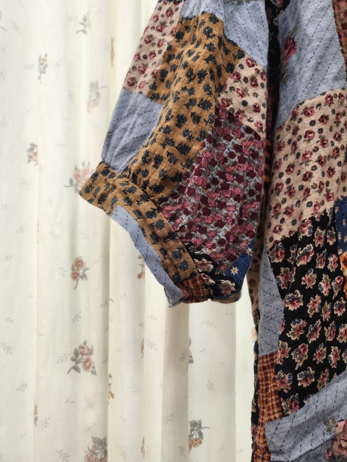 (카모메산장) 패치 블라우스  상품이미지2