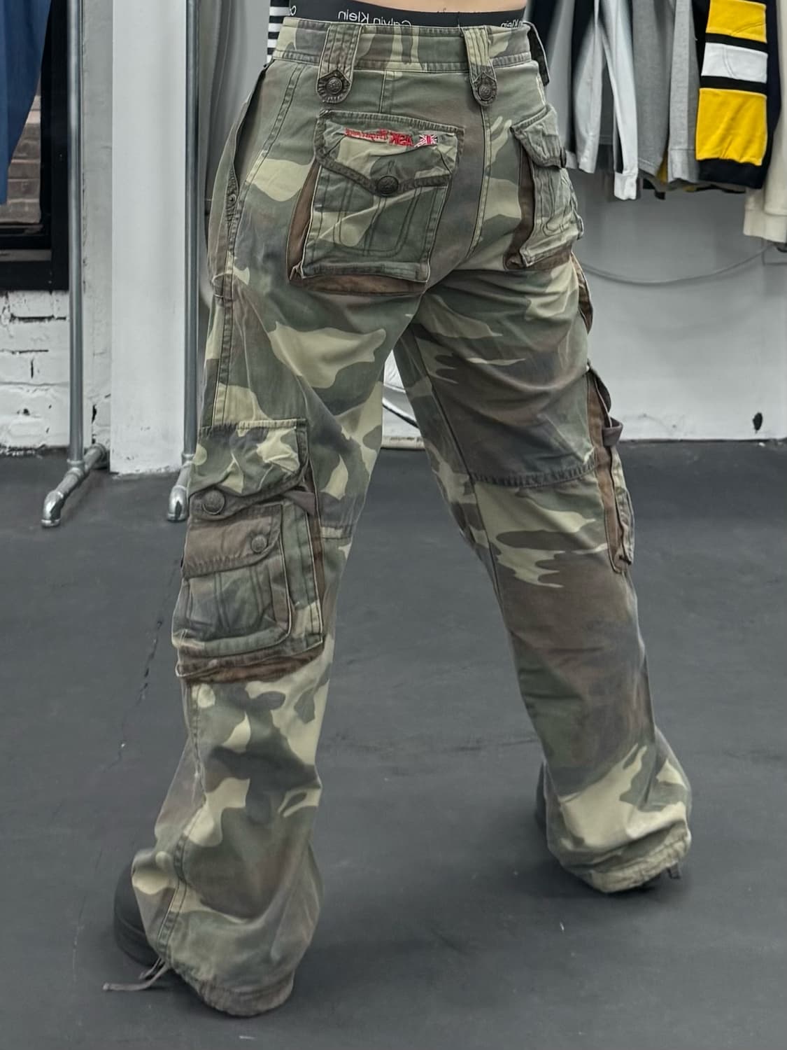 ASK 유니온잭 멀티포켓 카고팬츠 상품이미지5
