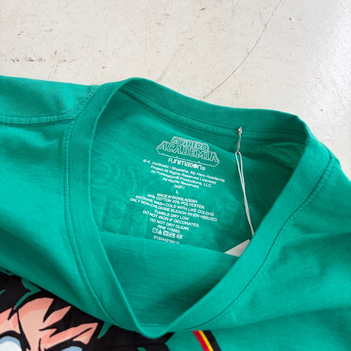 나의 히어로 아카데미아 오피셜 빈티지 롱슬이브 L 상품이미지6