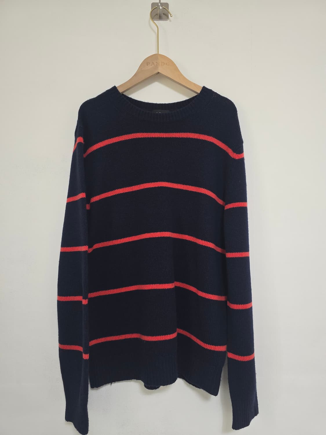 A.P.C 아페쎄 울 캐시미어 스트라이프 니트 L (남녀 가능) 상품이미지1