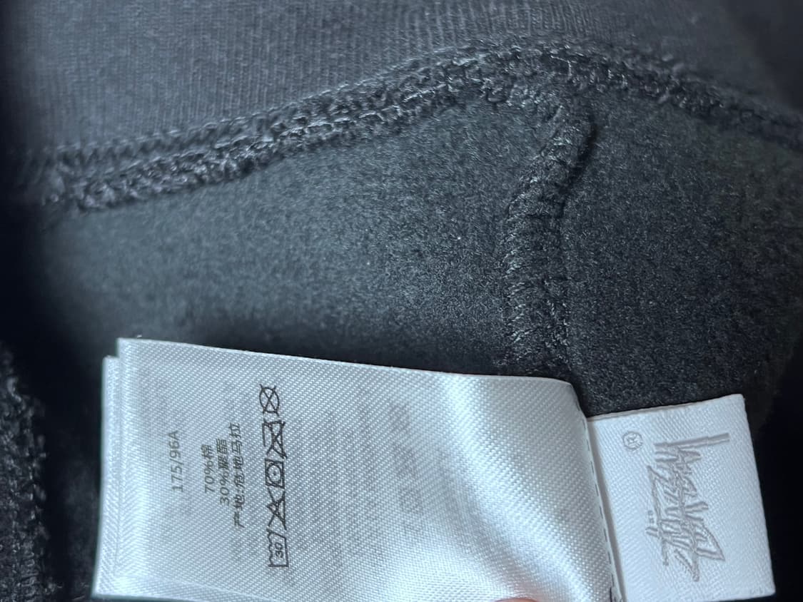 스투시 디지 스탁 후드 블랙 M 상품이미지7