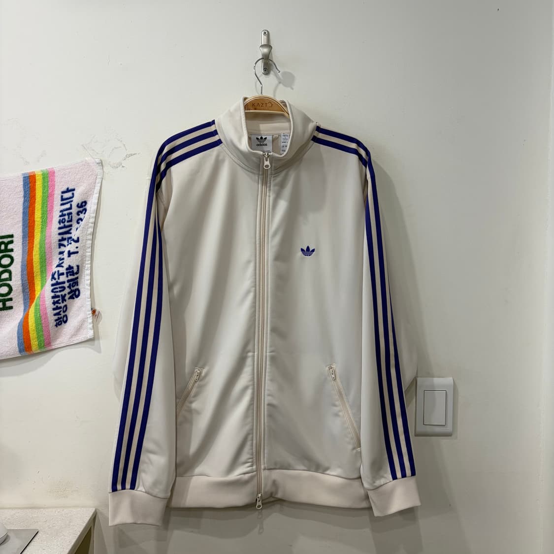 310. 아디다스 베켄바우어 원더화이트 져지 상품이미지1