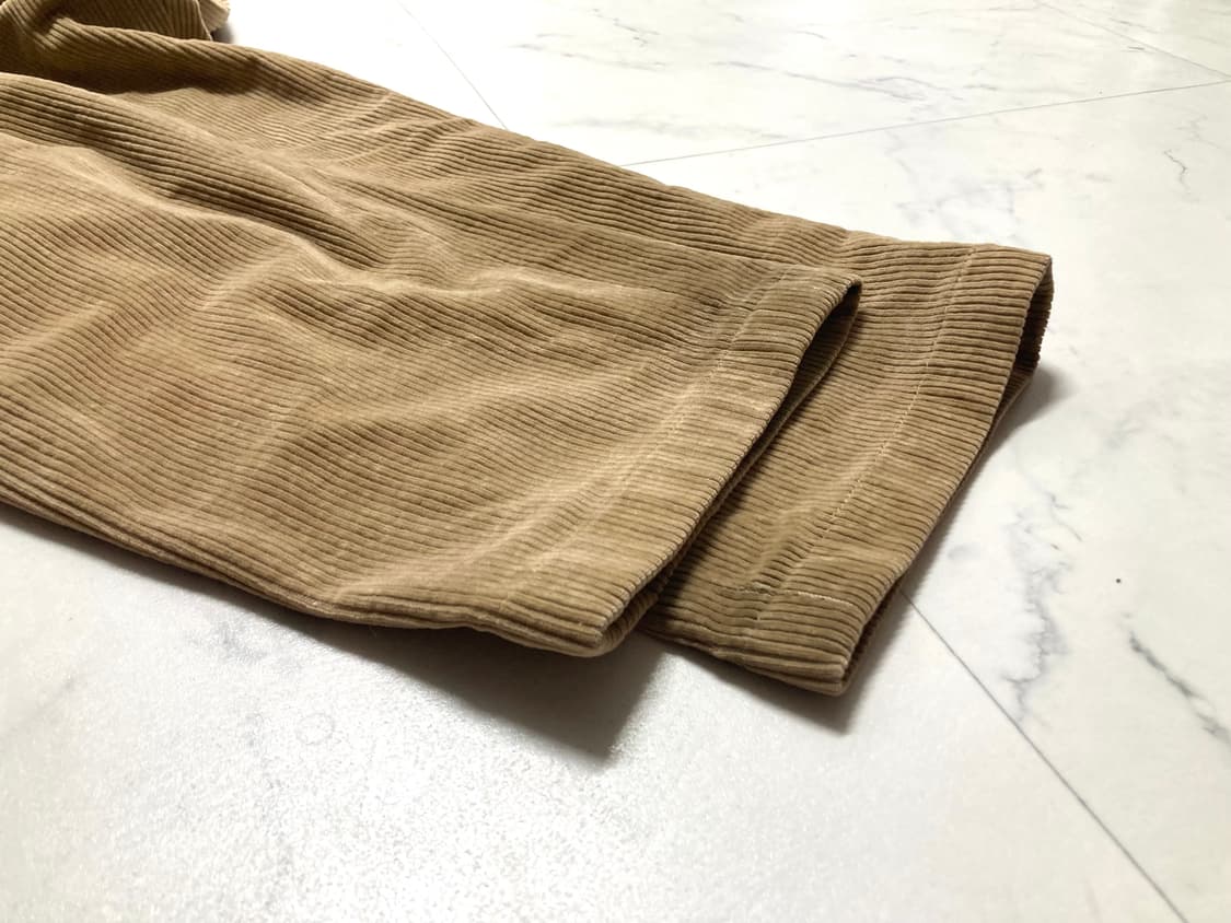 90s 입생로랑 옴므 투턱 코듀로이 팬츠 36-38 상품이미지5