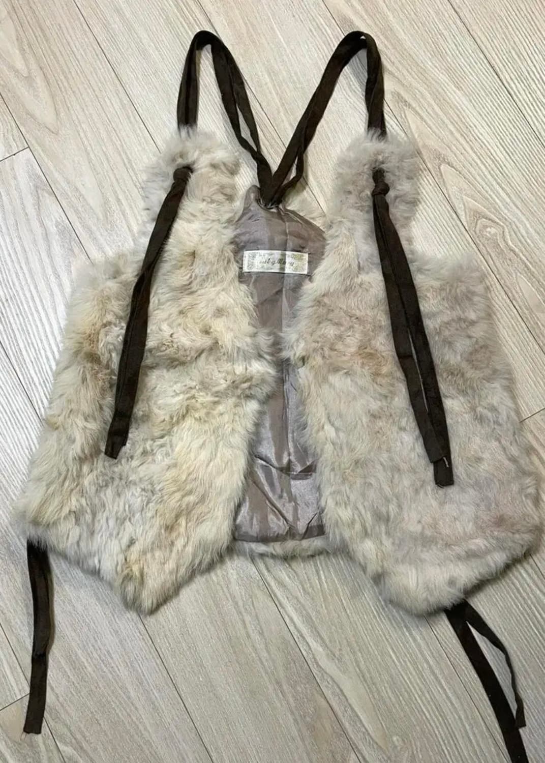 일본빈티지 빈티지페어리 모리걸 퍼베스트 상품이미지1