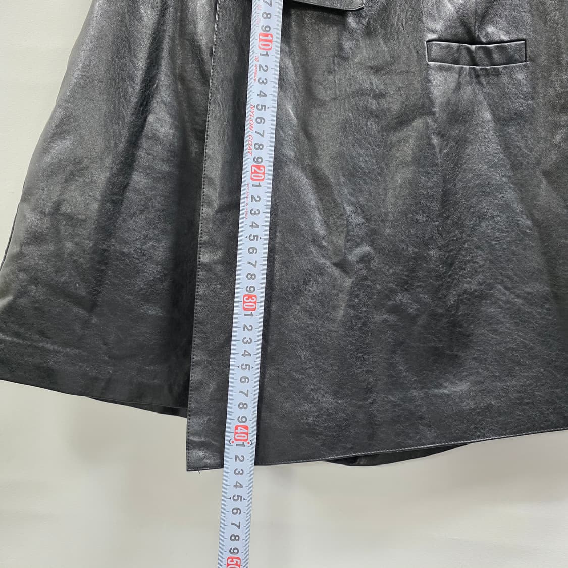 1088 에고이스트 인조가죽 랩 치마바지 / 블랙 / 66 상품이미지5