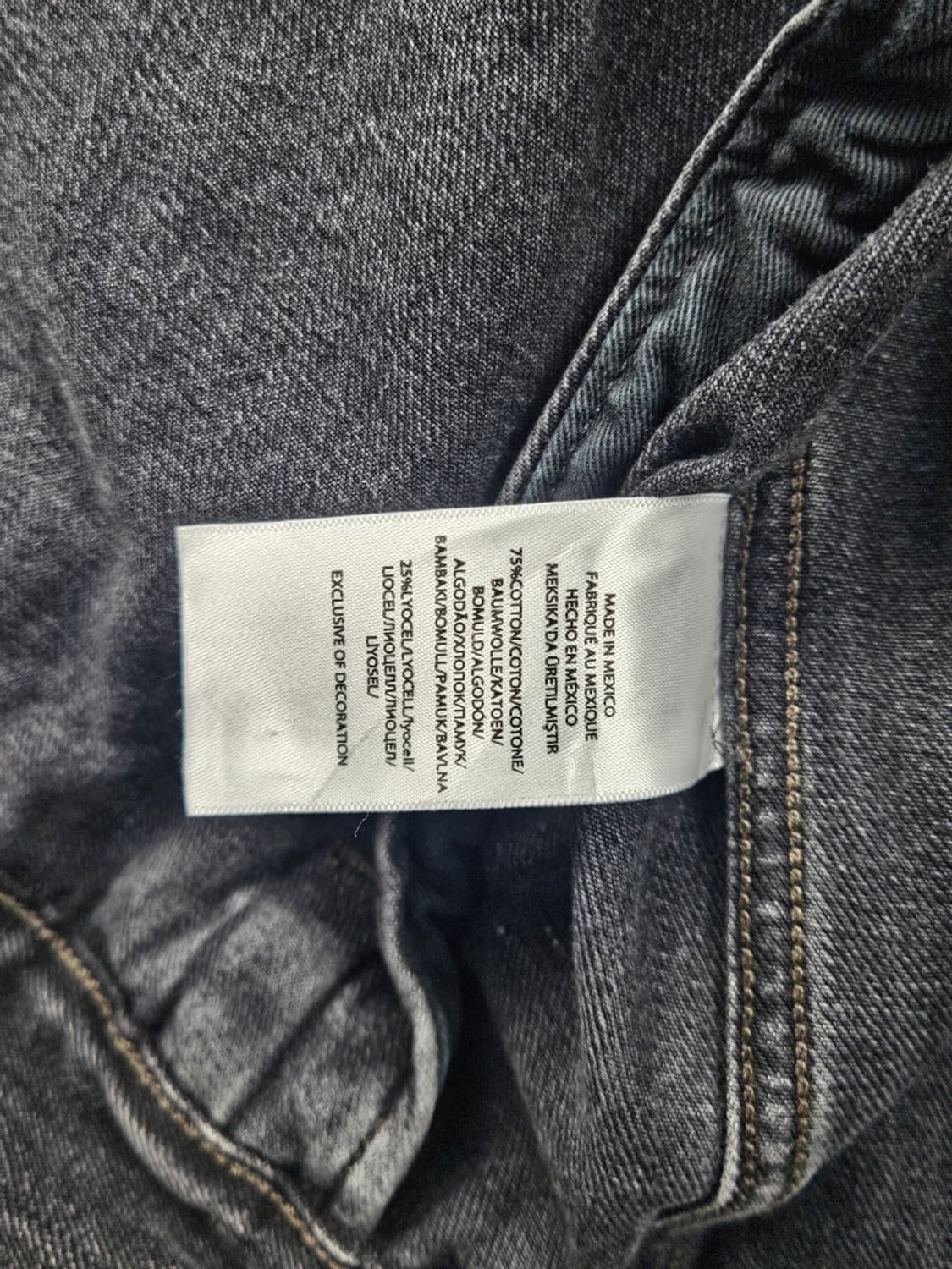 폴로랄프로렌 블랙 워시드 데님 트러커 자켓 ( L ) / 11093 상품이미지9