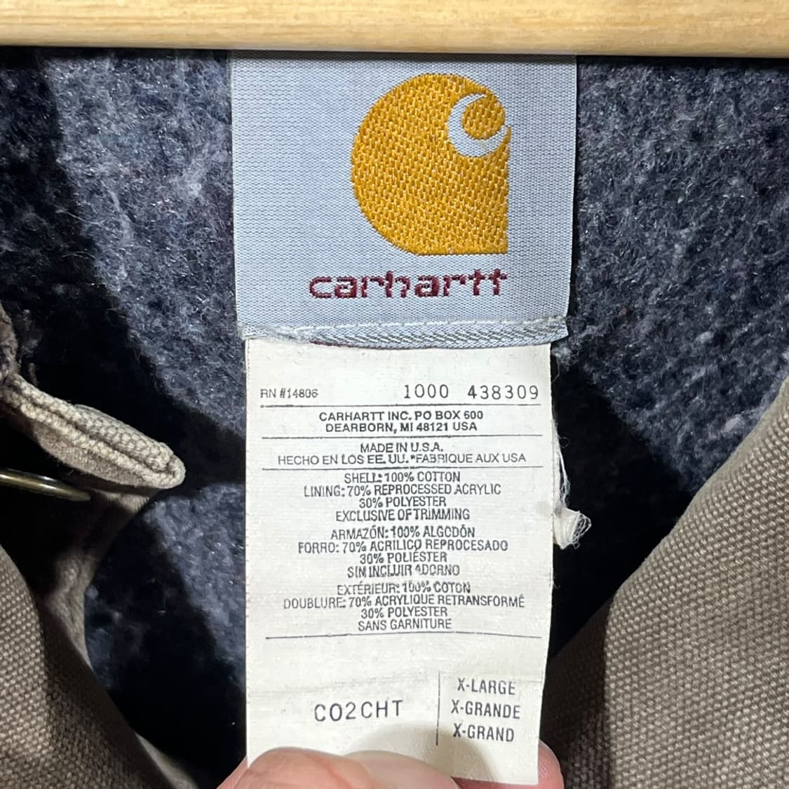 [Carhartt] 90's 칼하트 덕캔버스 초어자켓 상품이미지7