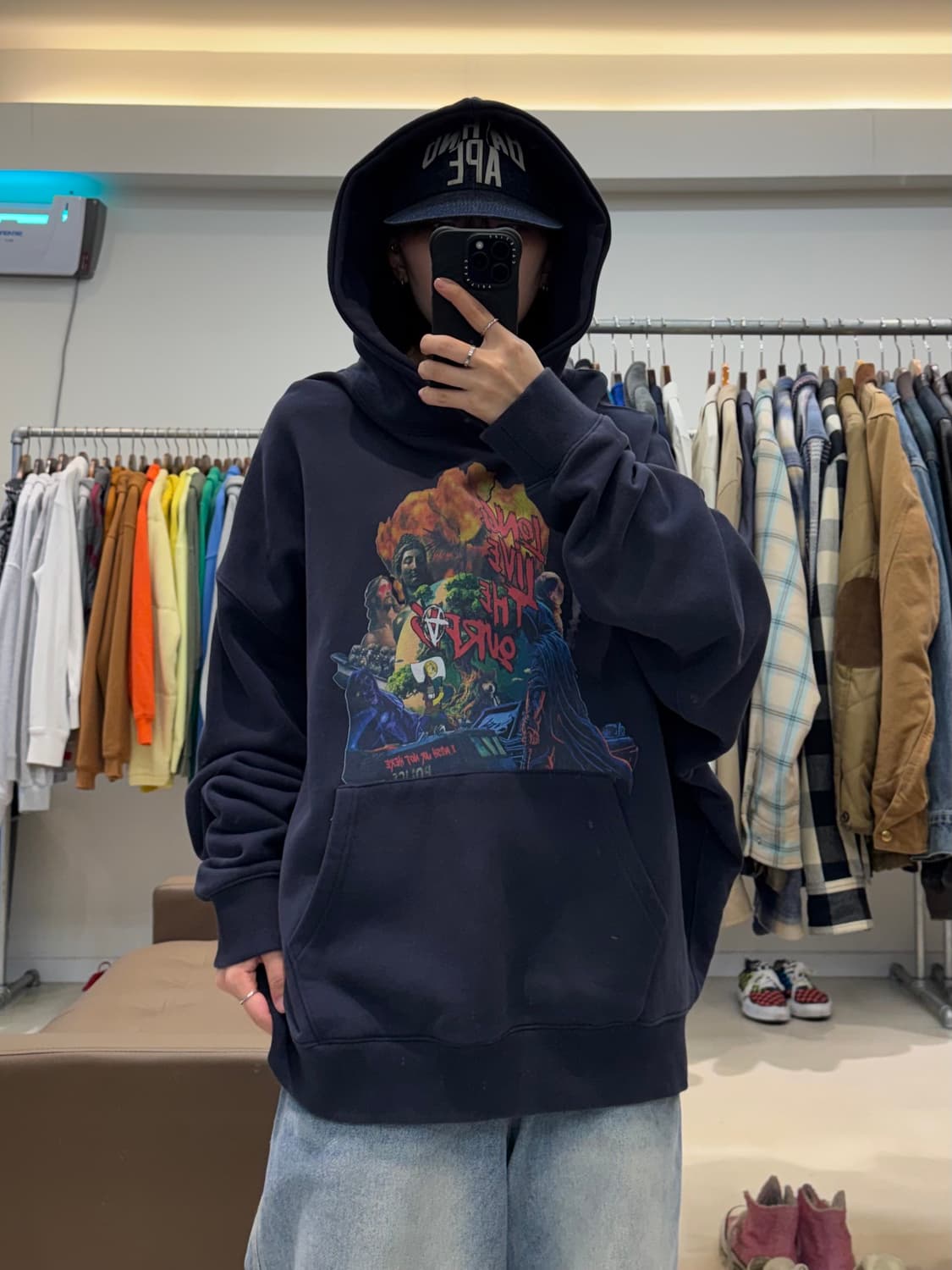 아워파스 그래픽 후드티 상품이미지5