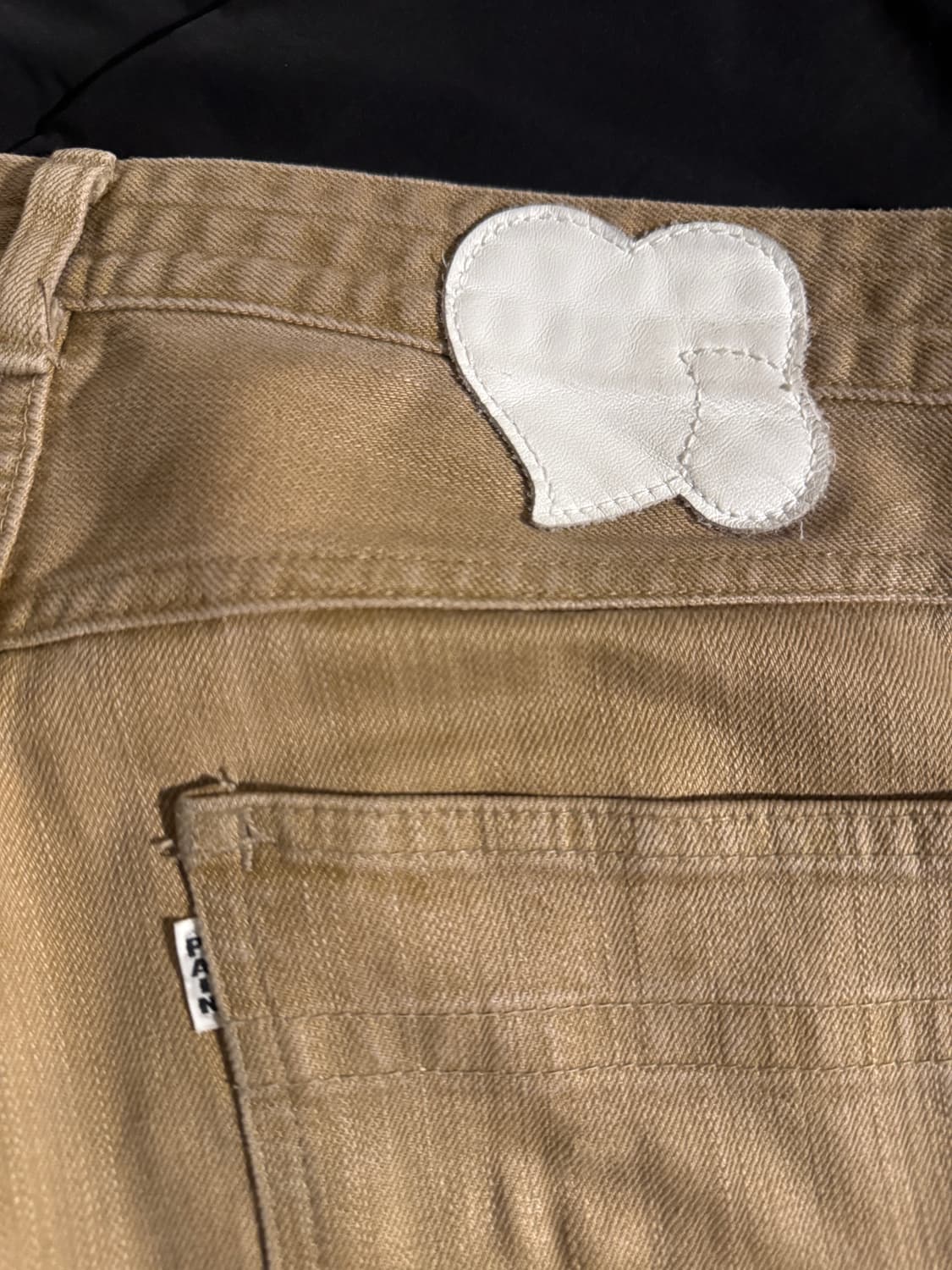 넘버나인 07SS 크라잉하트 페인 데님 팬츠 상품이미지5