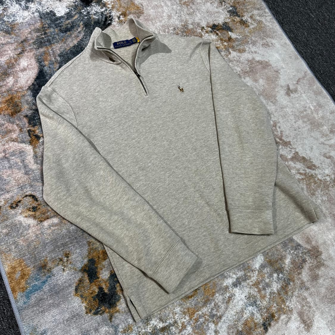 폴로 랄프로렌 반집업 니트 QR ✅ 상품이미지3